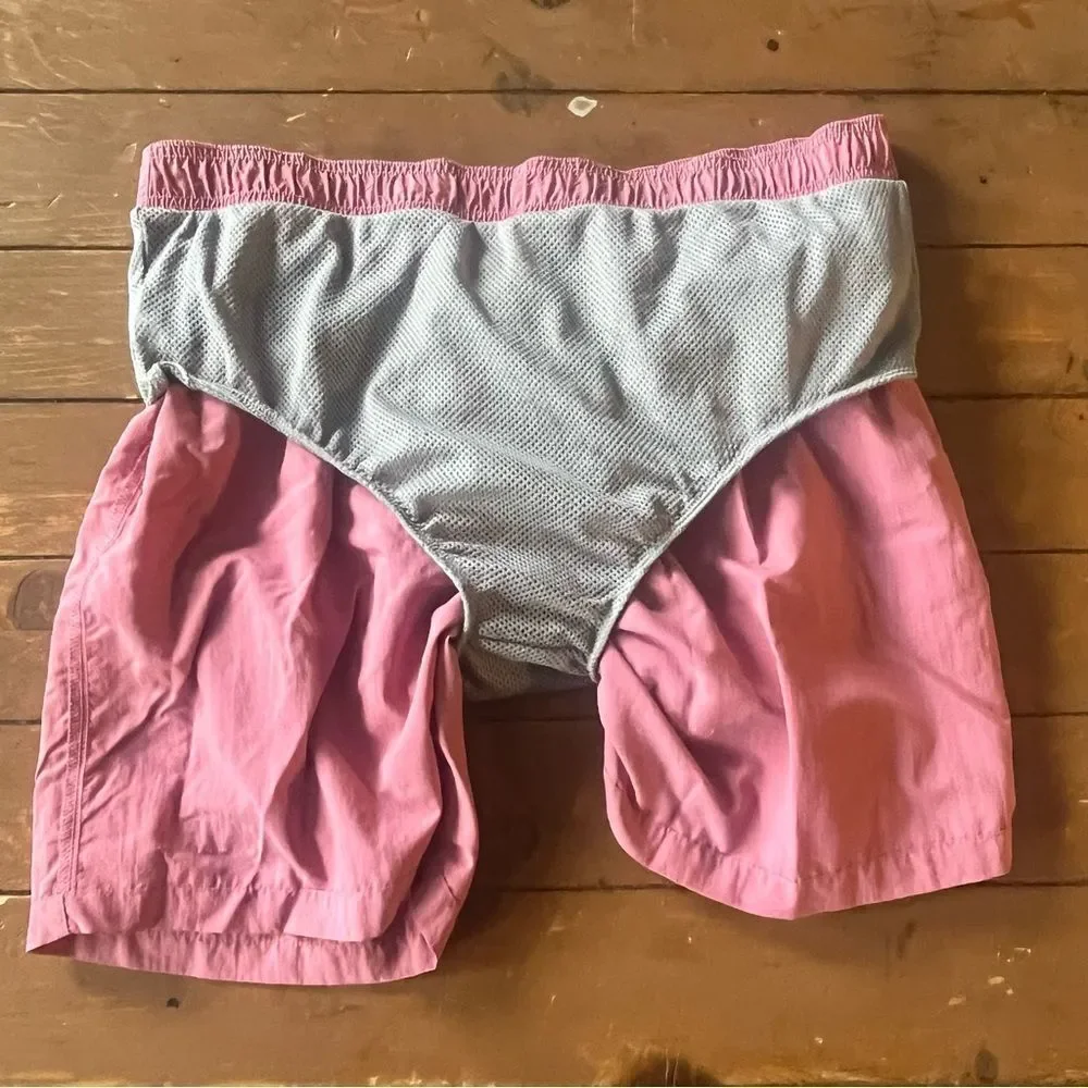 Columbia Men's Pink Hybrid Shorts Swimsuit